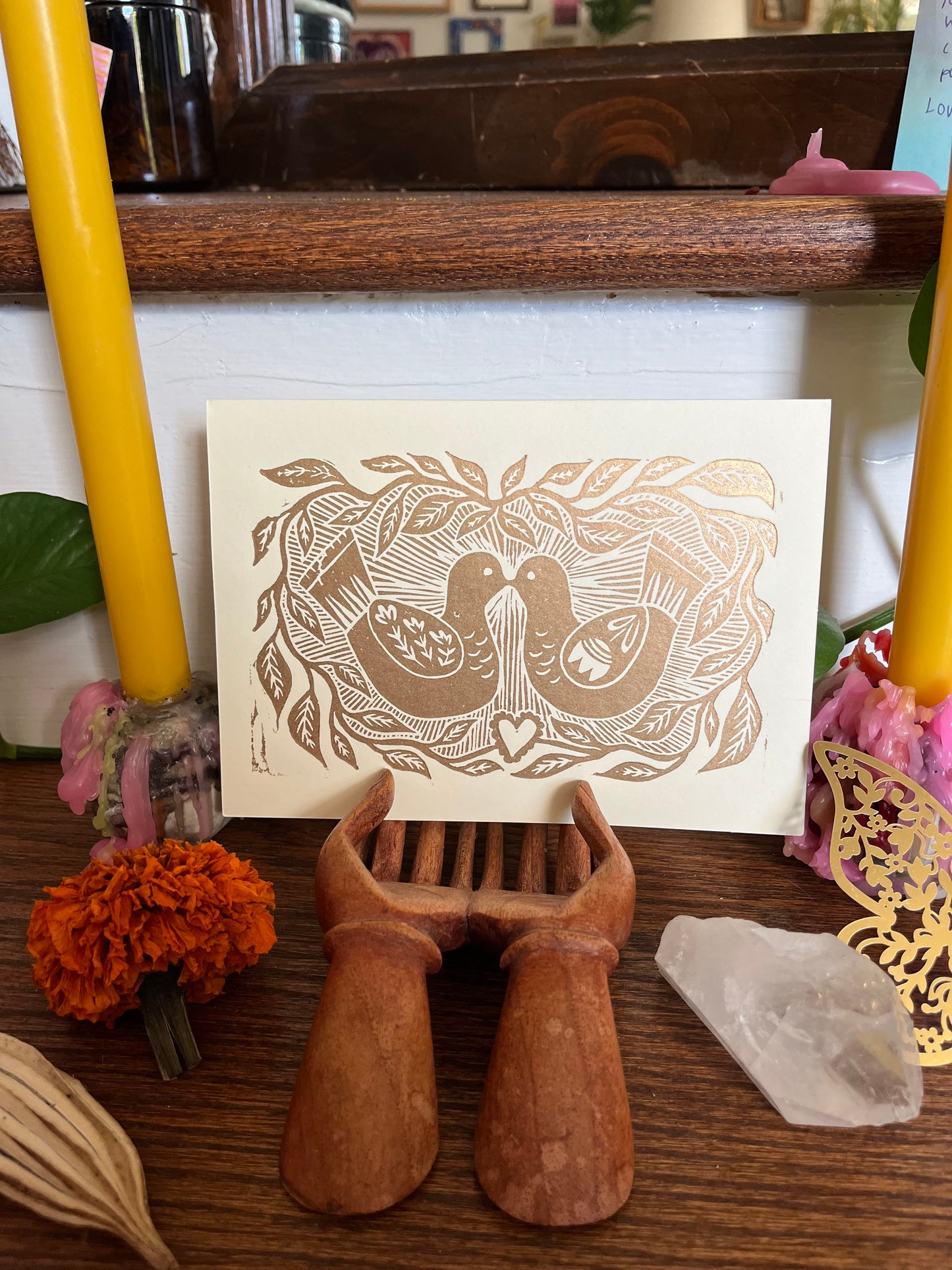 Love Doves Greeting Card