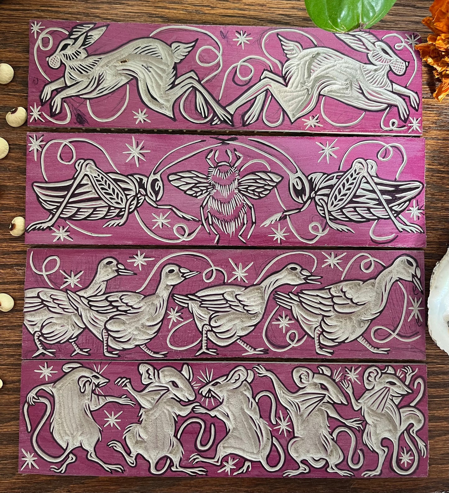 Five Dancing Mice Bookmark