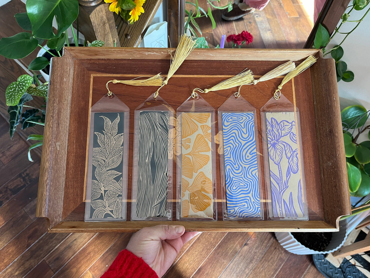Golden Ginkgo Bookmark