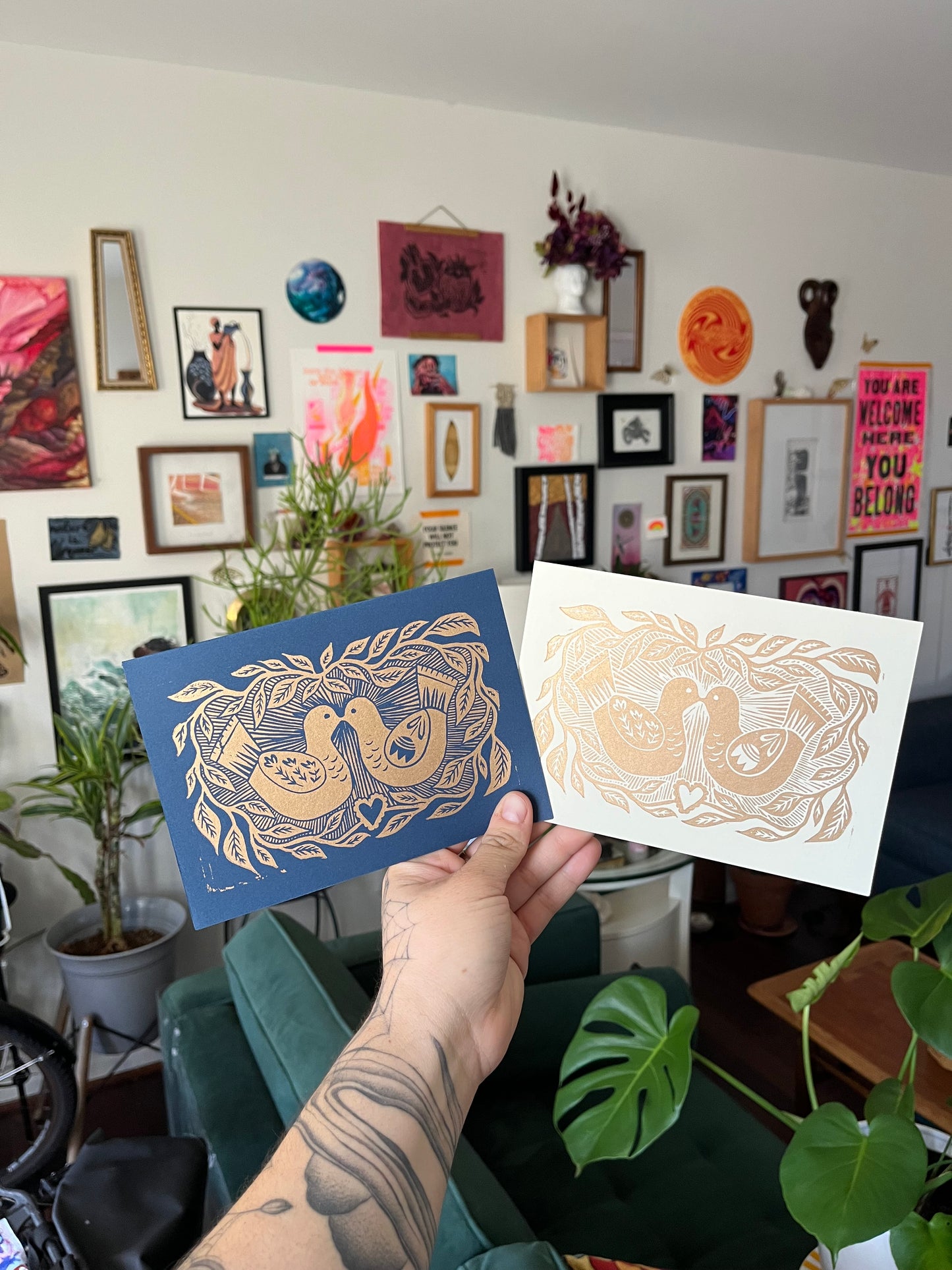 Love Doves Greeting Card