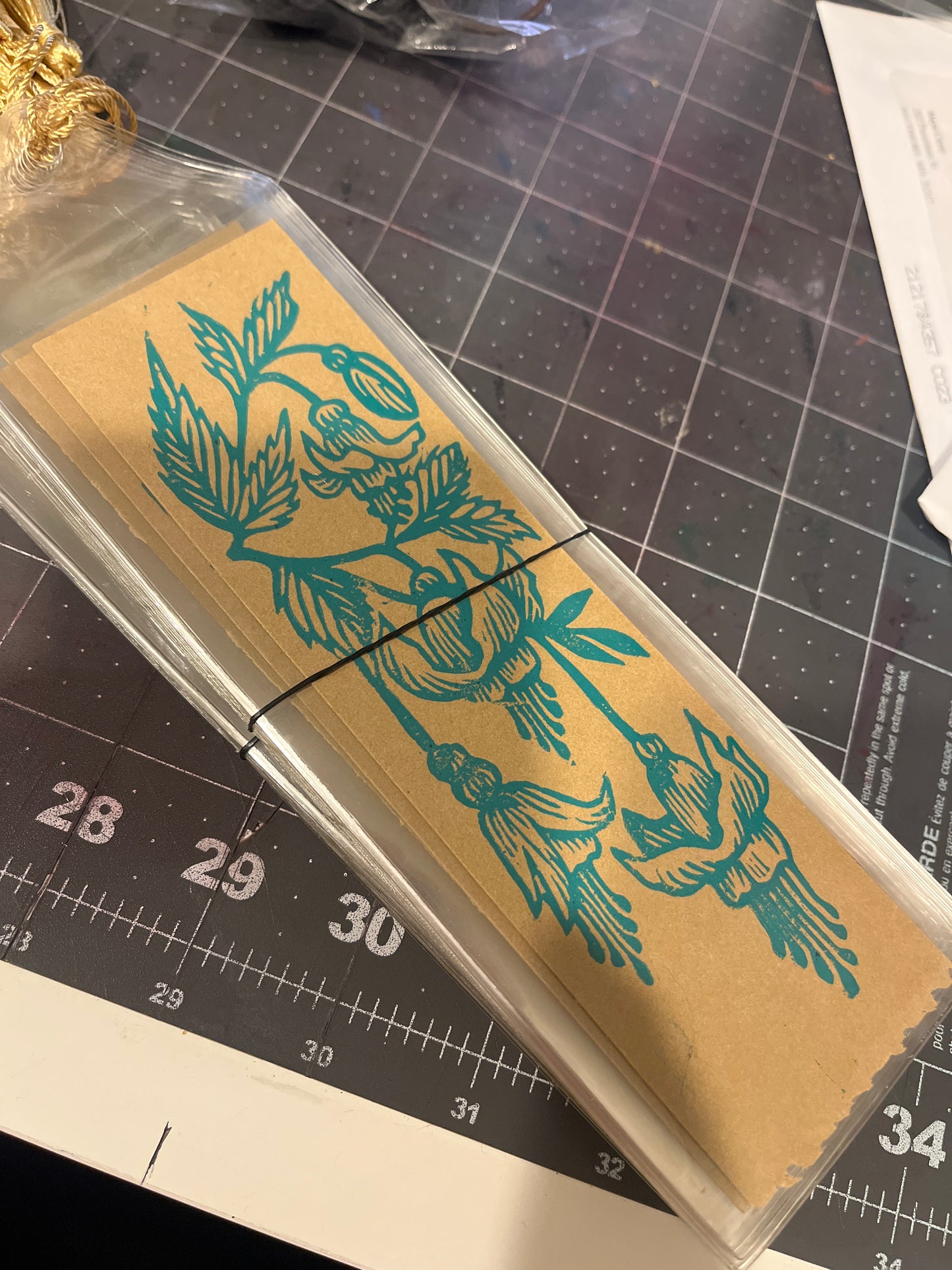 Fuchsia Flower Bookmark