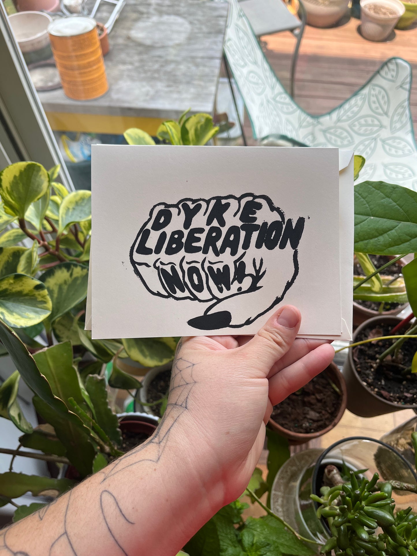 Dyke Liberation Now! Card