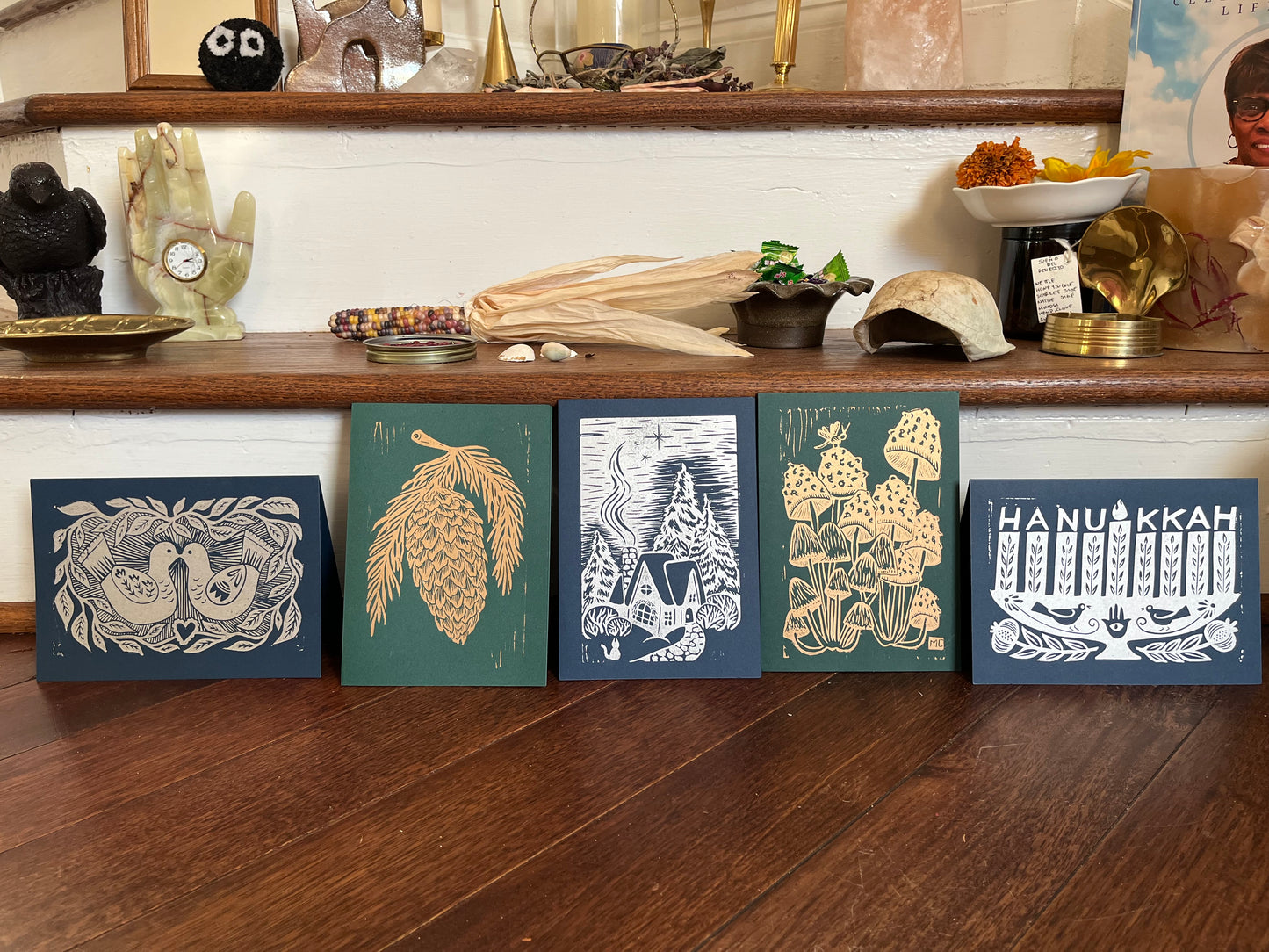 Mushroom Greeting Card