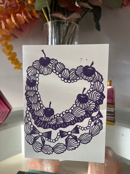 Kitschy Cake Greeting Card