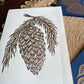 Spruce Cone Greeting Card