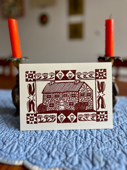 Quilt House Card