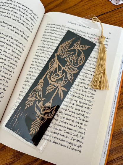 Fuchsia Flower Bookmark