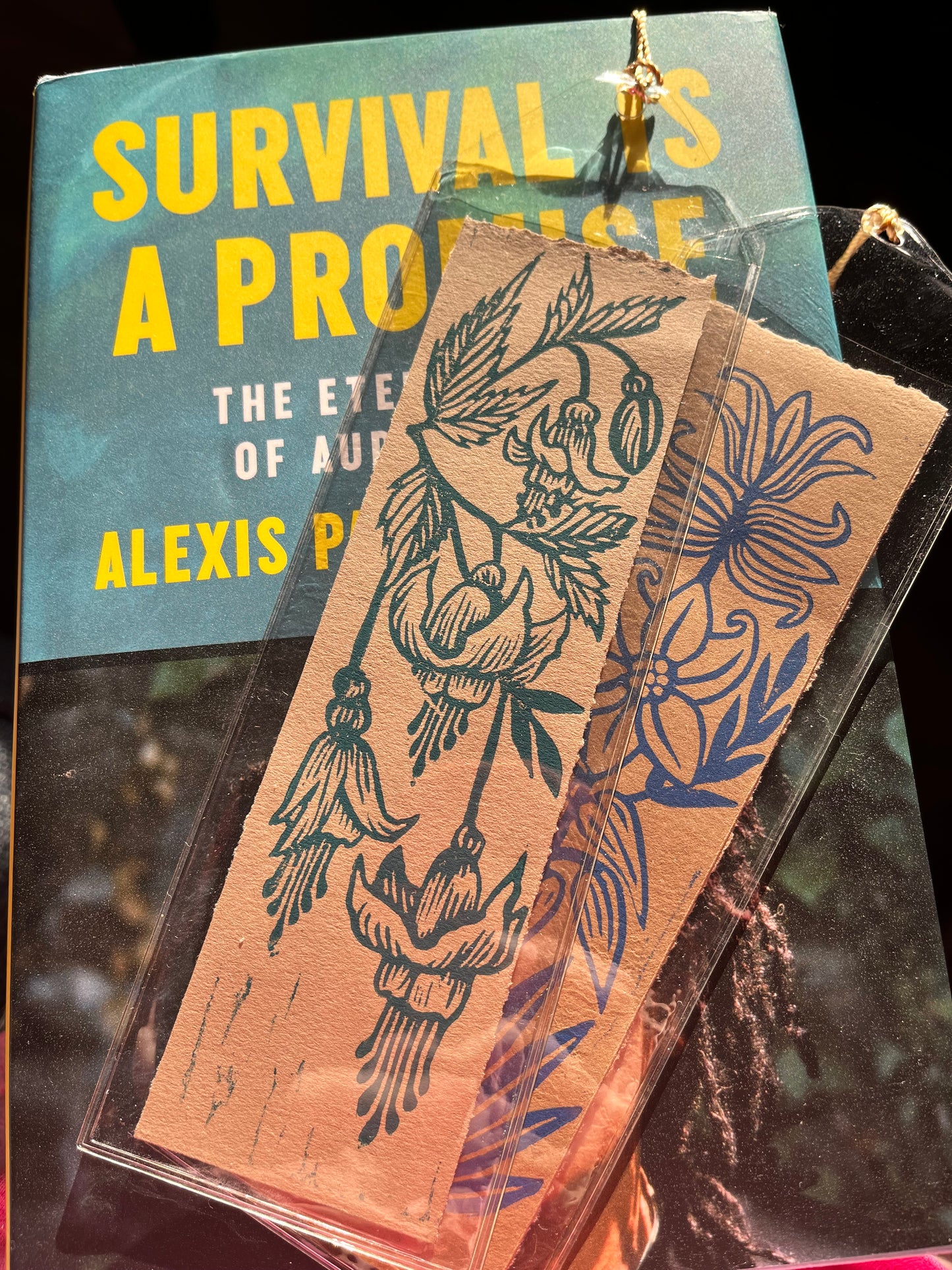 Fuchsia Flower Bookmark