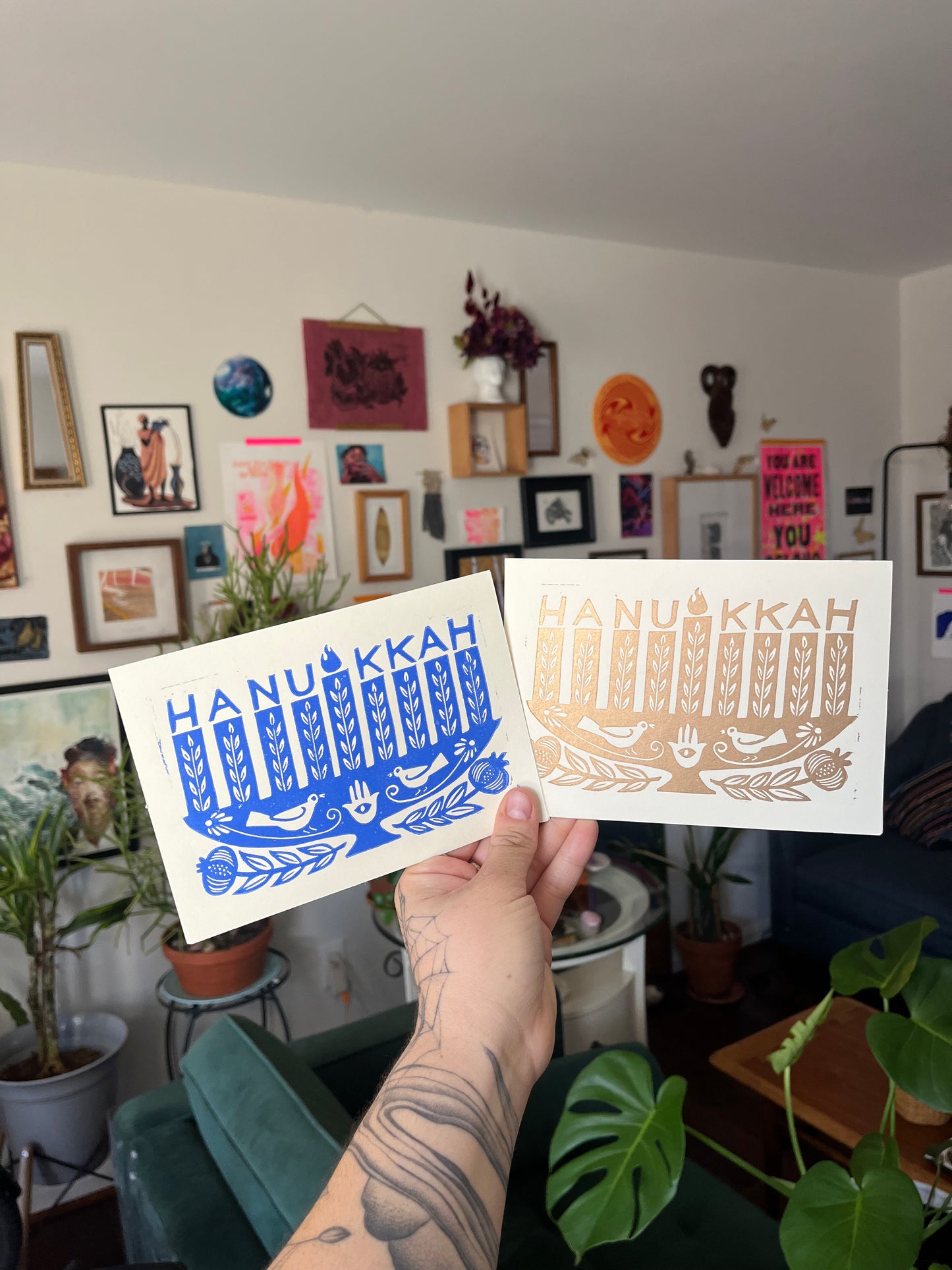 Hanukkah Greeting Card