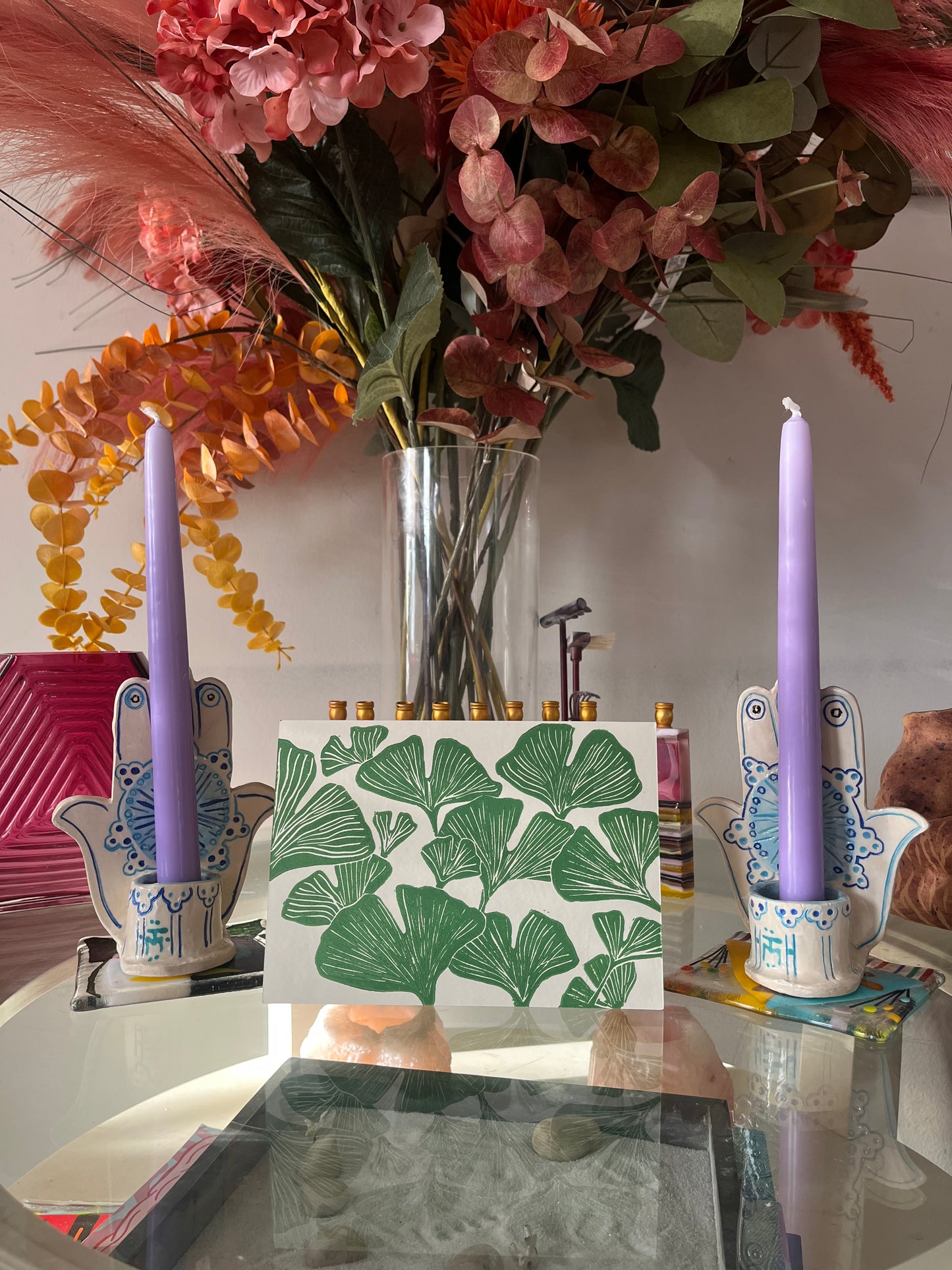 Gingko Leaf Greeting Card