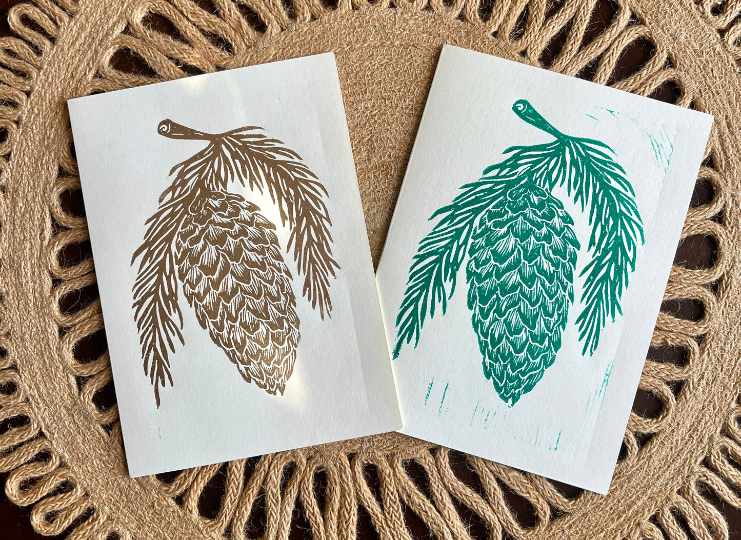 Spruce Cone Greeting Card