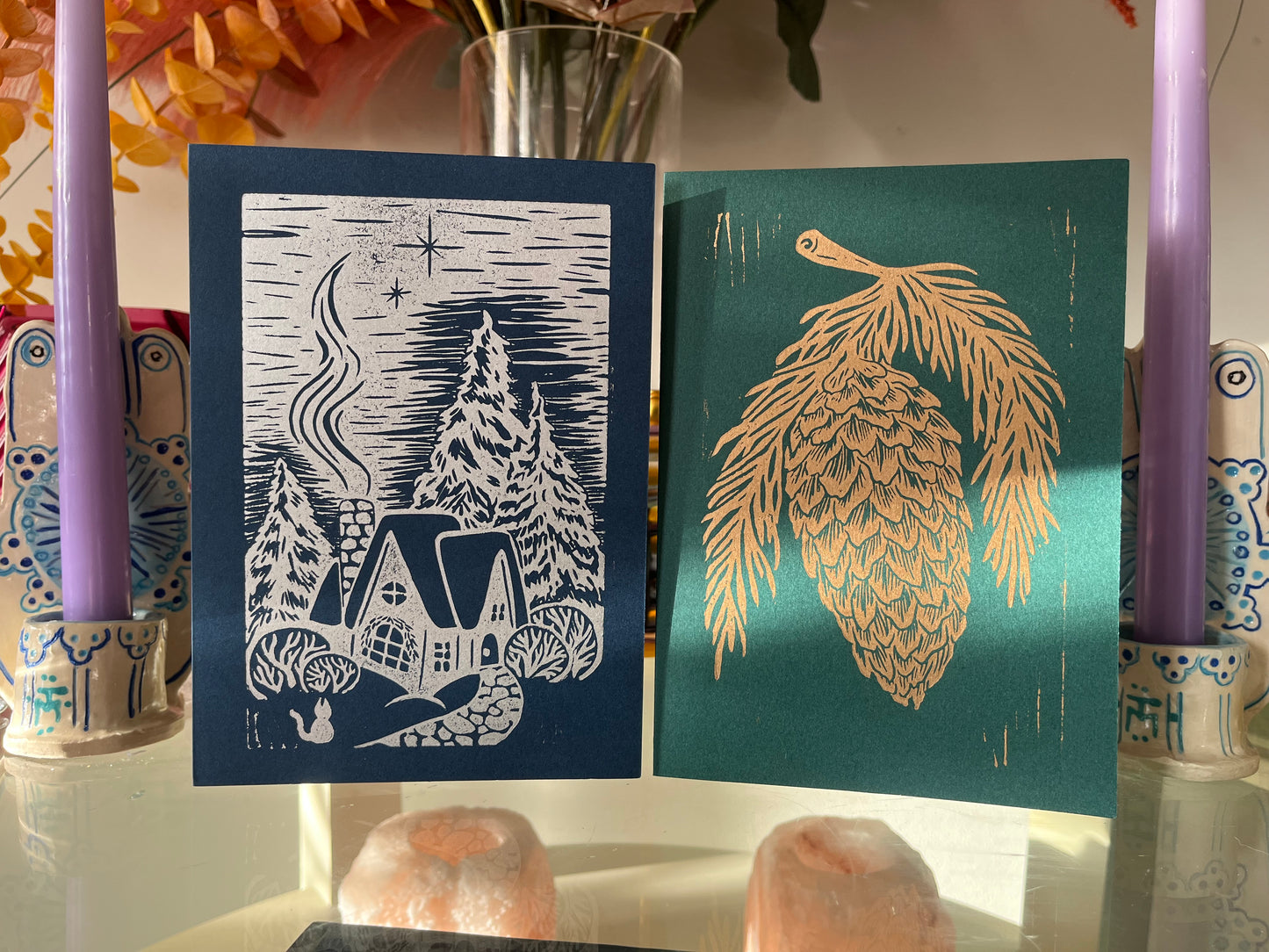 Spruce Cone Greeting Card